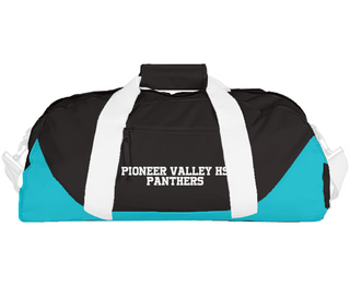 Duffle Bag, Pioneer Valley HS Panthers, Women's Basketball, Teamtime, Team time, sublimation, custom sports apparel, team uniforms, spirit wear, spiritwear, sports uniforms, custom shirts, team store, custom team store, fundraiser sports, apparel fundraiser