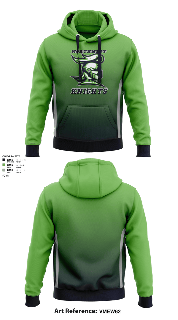 Hoodie, Northwest Knights, Football, Teamtime, Team time, sublimation, custom sports apparel, team uniforms, spirit wear, spiritwear, sports uniforms, custom shirts, team store, custom team store, fundraiser sports, apparel fundraiser
