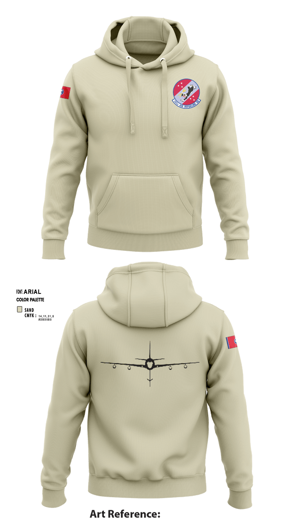 Hoodie, 151st Air Refueling Squadron, Air Force, Teamtime, Team time, sublimation, custom sports apparel, team uniforms, spirit wear, spiritwear, sports uniforms, custom shirts, team store, custom team store, fundraiser sports, apparel fundraiser