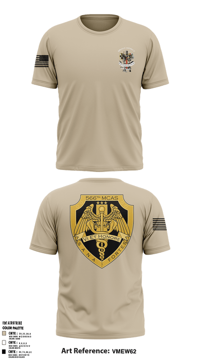 566 MCAS 1040274 Short Sleeve Performance Shirt - 64