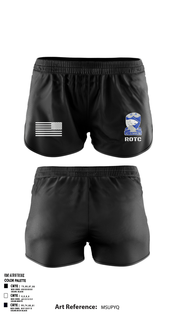 Ranger Panties, ARMY ROTC, Army, Teamtime, Team time, sublimation, custom sports apparel, team uniforms, spirit wear, spiritwear, sports uniforms, custom shirts, team store, custom team store, fundraiser sports, apparel fundraiser