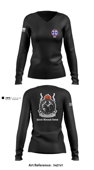 Women's Long Sleeve Vneck Shirt, , Army, Teamtime, Team time, sublimation, custom sports apparel, team uniforms, spirit wear, spiritwear, sports uniforms, custom shirts, team store, custom team store, fundraiser sports, apparel fundraiser