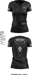 3/278 Armored Calvary Regiment 57774458 Women's Short Sleeve V-neck Shirt - 10