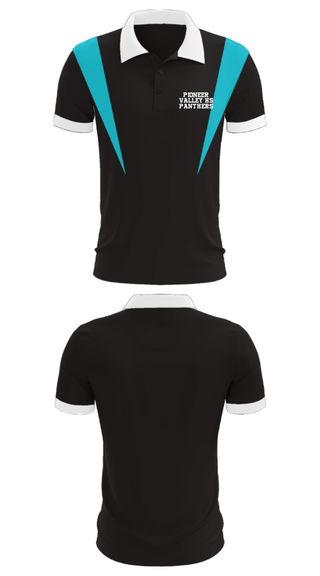 Short Sleeve Performance Polo, Pioneer Valley HS Panthers, Women's Basketball, Teamtime, Team time, sublimation, custom sports apparel, team uniforms, spirit wear, spiritwear, sports uniforms, custom shirts, team store, custom team store, fundraiser sports, apparel fundraiser