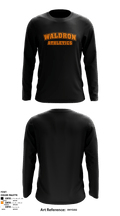 Waldron High School Track 38428946 Long Sleeve Performance Shirt - 1