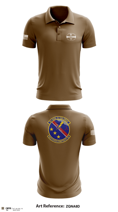 Westover Composite Squadron 58741877 Short Sleeve Performance Polo - 3