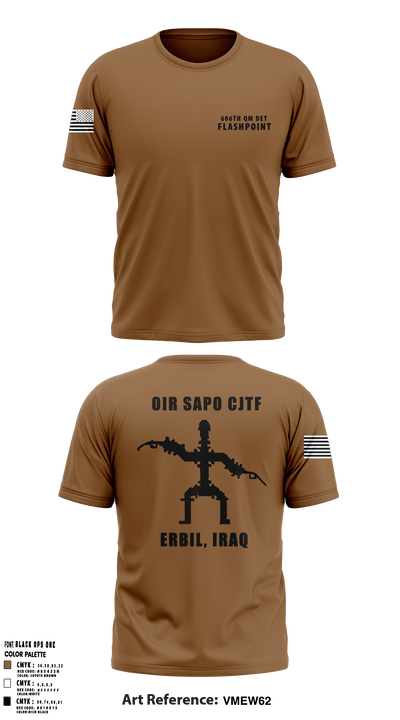 606th Qm Det 47278236 Short Sleeve Performance Shirt - 2