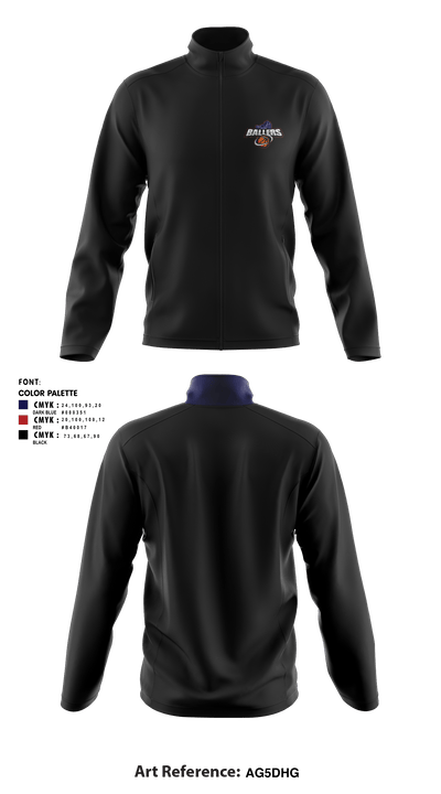Ballers Basketball 24091710 Fleece Jacket - 2