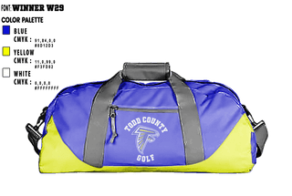 Duffle Bag, Todd County High School Golf, Golf, Teamtime, Team time, sublimation, custom sports apparel, team uniforms, spirit wear, spiritwear, sports uniforms, custom shirts, team store, custom team store, fundraiser sports, apparel fundraiser