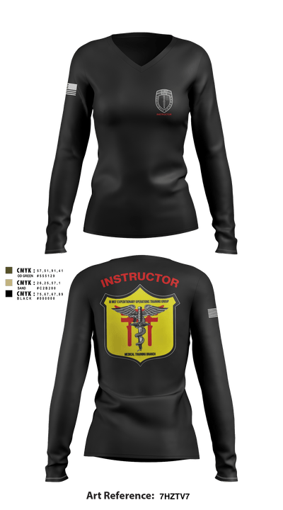 EOTG/MTB 62788027 Women's Long Sleeve V-neck Shirt - 52