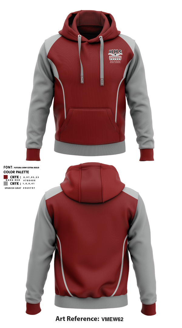 Hoodie, Healdsburg Senior High School Swimming, Swimming, Teamtime, Team time, sublimation, custom sports apparel, team uniforms, spirit wear, spiritwear, sports uniforms, custom shirts, team store, custom team store, fundraiser sports, apparel fundraiser