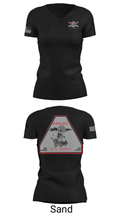 3-71 Cav 93669084 Women's Short Sleeve V-neck Shirt - 23