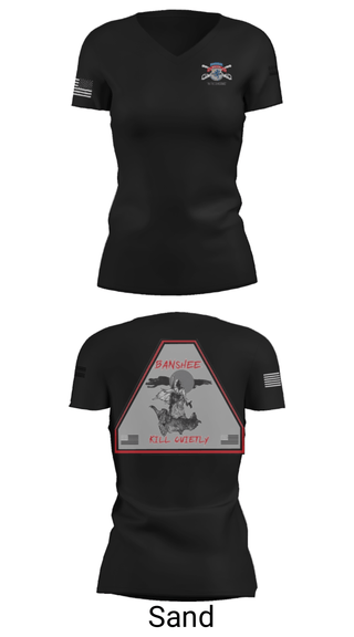 Women's Short Sleeve Vneck Shirt, , Army, Teamtime, Team time, sublimation, custom sports apparel, team uniforms, spirit wear, spiritwear, sports uniforms, custom shirts, team store, custom team store, fundraiser sports, apparel fundraiser