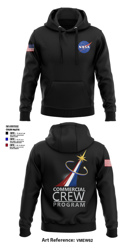 Hoodie, NASA CCP, , Teamtime, Team time, sublimation, custom sports apparel, team uniforms, spirit wear, spiritwear, sports uniforms, custom shirts, team store, custom team store, fundraiser sports, apparel fundraiser