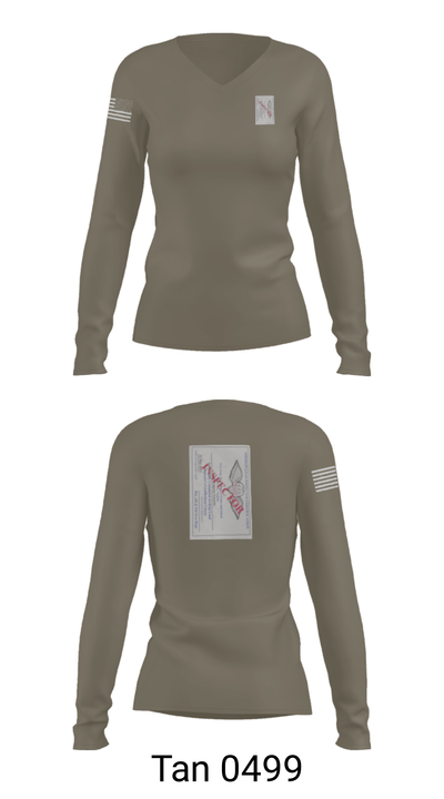 346th TADC(A) 1190959 Women's Long Sleeve V-neck Shirt - 41