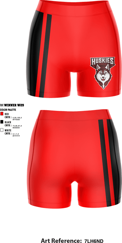 Othello High School Volleyball 2375763 Women's Compression Shorts - 1
