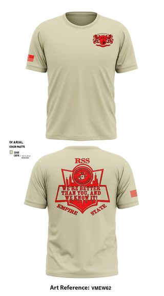 Short Sleeve Performance Shirt, RSS EMPIRE STATE, Marines, Teamtime, Team time, sublimation, custom sports apparel, team uniforms, spirit wear, spiritwear, sports uniforms, custom shirts, team store, custom team store, fundraiser sports, apparel fundraiser