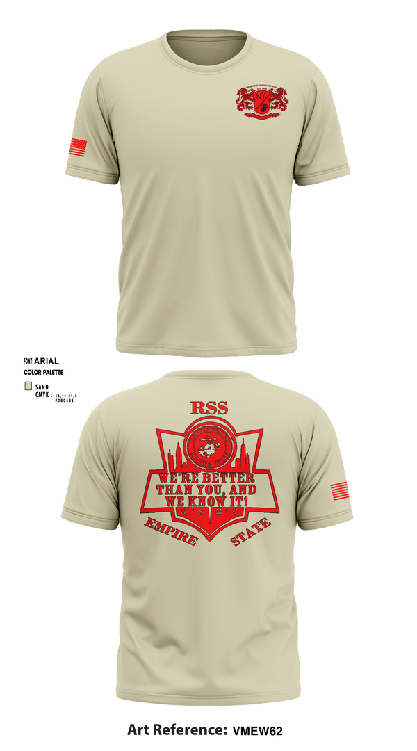 Short Sleeve Performance Shirt, RSS EMPIRE STATE, Marines, Teamtime, Team time, sublimation, custom sports apparel, team uniforms, spirit wear, spiritwear, sports uniforms, custom shirts, team store, custom team store, fundraiser sports, apparel fundraiser