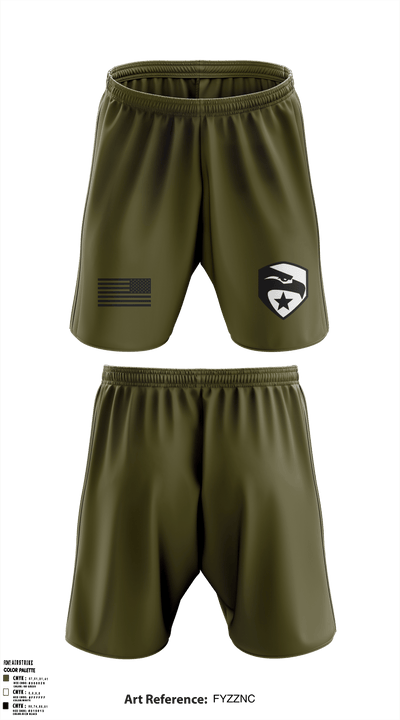 3rd Bn 75th Ranger Regiment 46355204 Athletic Shorts With Pockets - 2