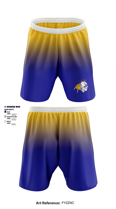 Morley Stanwood High School Volleyball 44140397 Athletic Shorts With Pockets - 1