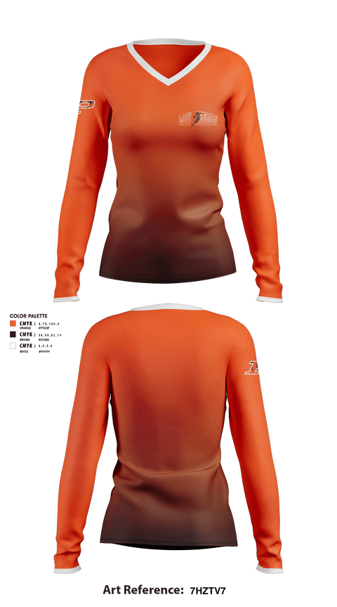 Women's Long Sleeve Vneck Shirt, Piper Begals, Women's Basketball, Teamtime, Team time, sublimation, custom sports apparel, team uniforms, spirit wear, spiritwear, sports uniforms, custom shirts, team store, custom team store, fundraiser sports, apparel fundraiser