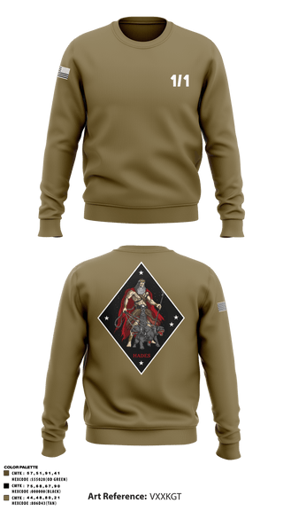 Crew Neck Sweatshirt, V1/1, Marines, Teamtime, Team time, sublimation, custom sports apparel, team uniforms, spirit wear, spiritwear, sports uniforms, custom shirts, team store, custom team store, fundraiser sports, apparel fundraiser