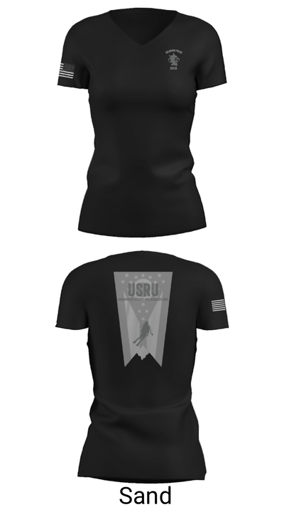 Underwater Search and Recovery Unit 43495281 Women's Short Sleeve V-neck Shirt - 24