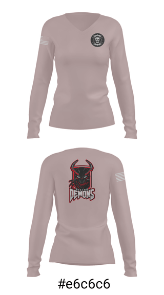 Women's Long Sleeve Vneck Shirt, , Army, Teamtime, Team time, sublimation, custom sports apparel, team uniforms, spirit wear, spiritwear, sports uniforms, custom shirts, team store, custom team store, fundraiser sports, apparel fundraiser