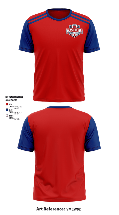 Mass Elite Football 64559485 Short Sleeve Performance Shirt - 1