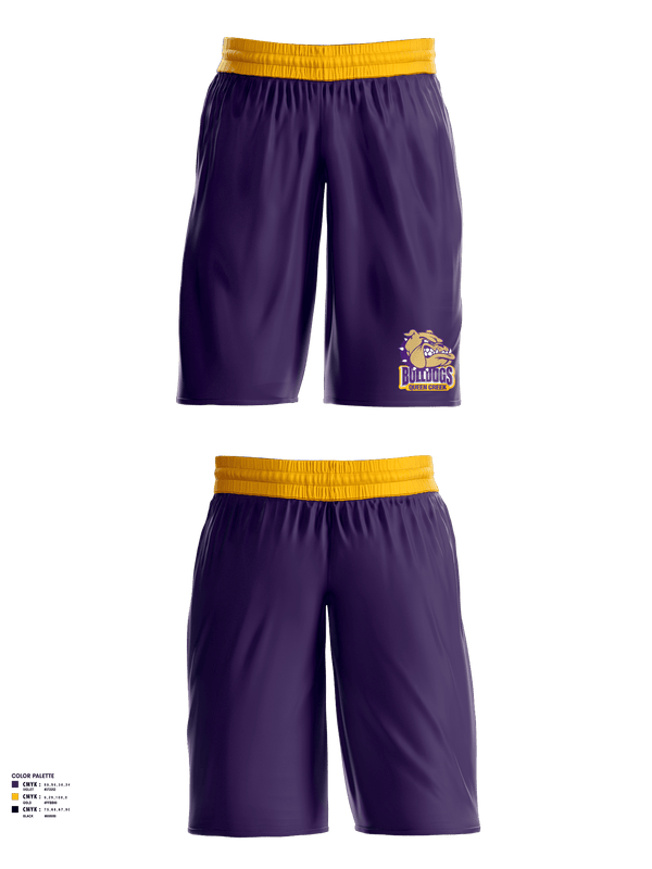 Womens Basketball Shorts, Queen Creek, Women's Basketball, Teamtime, Team time, sublimation, custom sports apparel, team uniforms, spirit wear, spiritwear, sports uniforms, custom shirts, team store, custom team store, fundraiser sports, apparel fundraiser
