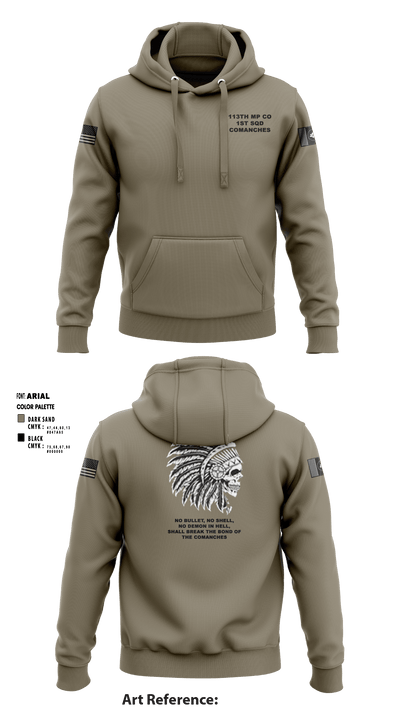 113th MP Company 24456487 Hoodie - 3