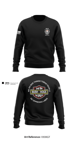 Crew Neck Sweatshirt, MCPOD-XVIII Airborne Corps, Army, Teamtime, Team time, sublimation, custom sports apparel, team uniforms, spirit wear, spiritwear, sports uniforms, custom shirts, team store, custom team store, fundraiser sports, apparel fundraiser