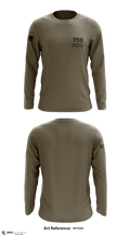 758 Maintenance Company 91788378 Long Sleeve Performance Shirt - 2
