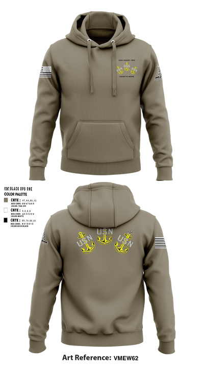 EOD GROUP TWO CHIEF’S MESS 26436916 Hoodie - 1