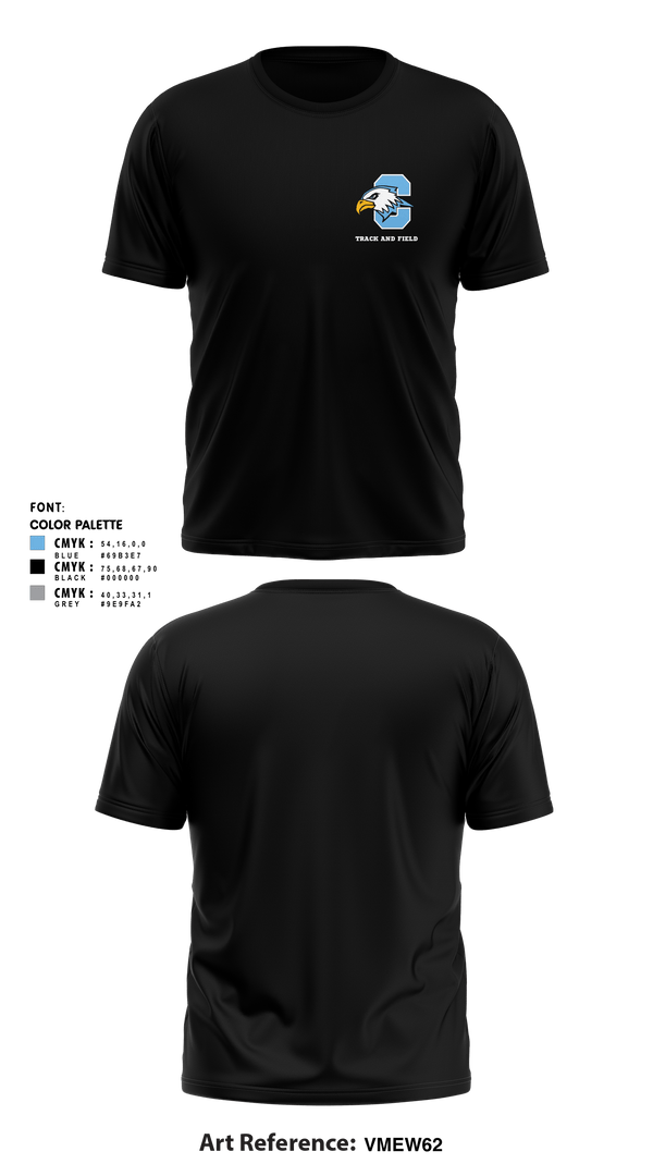 Short Sleeve Performance Shirt, Grand Rapids Christian Eagles, Track & Field, Teamtime, Team time, sublimation, custom sports apparel, team uniforms, spirit wear, spiritwear, sports uniforms, custom shirts, team store, custom team store, fundraiser sports, apparel fundraiser