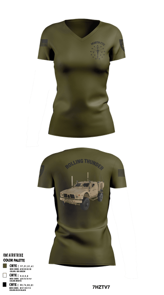 Women's Short Sleeve Vneck Shirt, , National Guard, Teamtime, Team time, sublimation, custom sports apparel, team uniforms, spirit wear, spiritwear, sports uniforms, custom shirts, team store, custom team store, fundraiser sports, apparel fundraiser