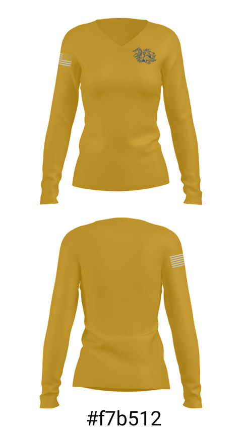 Women's Long Sleeve Vneck Shirt, Sumter High School Swimming, Swimming, Teamtime, Team time, sublimation, custom sports apparel, team uniforms, spirit wear, spiritwear, sports uniforms, custom shirts, team store, custom team store, fundraiser sports, apparel fundraiser
