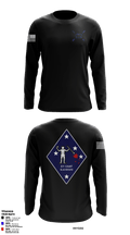 BLT 2d Battalion, 1st Marines, Weapons Co, CAAT Blue 79953351 Long Sleeve Performance Shirt - 4