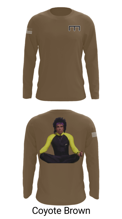1st SQD, 1st PLT, A Co 588 BEB 11462606 Long Sleeve Performance Shirt - 14