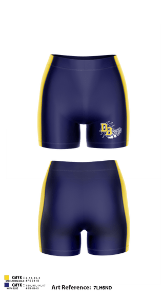 Women's Compression Shorts, David Brearley High School Track, Track & Field, Teamtime, Team time, sublimation, custom sports apparel, team uniforms, spirit wear, spiritwear, sports uniforms, custom shirts, team store, custom team store, fundraiser sports, apparel fundraiser