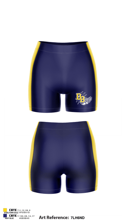 David Brearley High School Track 63405109 Women's Compression Shorts - 2