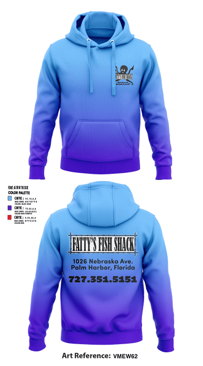 Fatty’s Fish Shack 32002500 Hoodie - 2