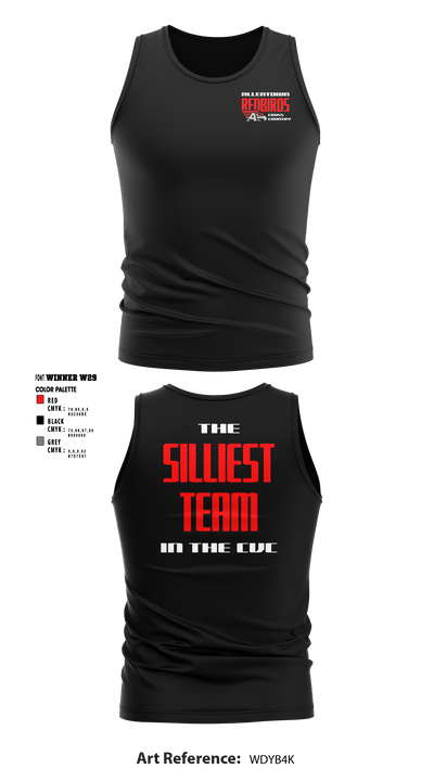 Allentown High School Cross Country 36691106 Tank Top - 8
