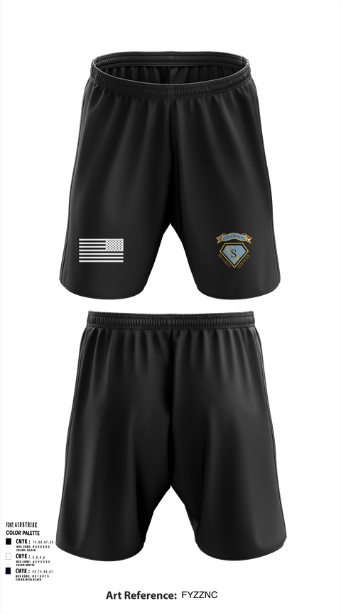 Athletic Shorts With Pockets, Colorado Security ServicesColorado Security Services, , Teamtime, Team time, sublimation, custom sports apparel, team uniforms, spirit wear, spiritwear, sports uniforms, custom shirts, team store, custom team store, fundraiser sports, apparel fundraiser