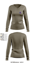 1 marine division fwd 62335436 Women's Long Sleeve V-neck Shirt - 5