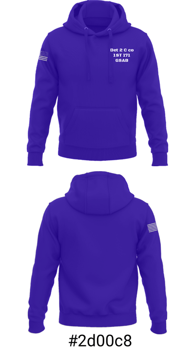 Det 2 C co 1ST 171 GSAB 34087695 Hoodie - 42
