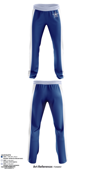 Chula Vista Spartans 94967209 Sweatpants - 1