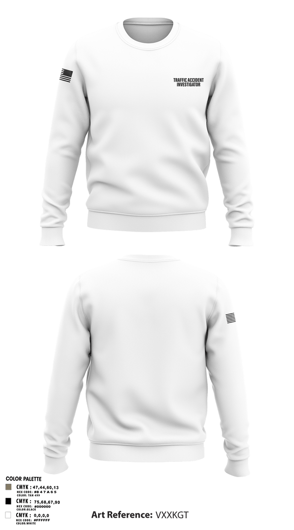 Crew Neck Sweatshirt, traffic accident investigations, , Teamtime, Team time, sublimation, custom sports apparel, team uniforms, spirit wear, spiritwear, sports uniforms, custom shirts, team store, custom team store, fundraiser sports, apparel fundraiser