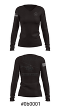 San Diego County Sheriff ASTREA 4789154 Women's Long Sleeve V-neck Shirt - 37