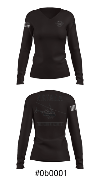 Women's Long Sleeve Vneck Shirt, , Police, Teamtime, Team time, sublimation, custom sports apparel, team uniforms, spirit wear, spiritwear, sports uniforms, custom shirts, team store, custom team store, fundraiser sports, apparel fundraiser